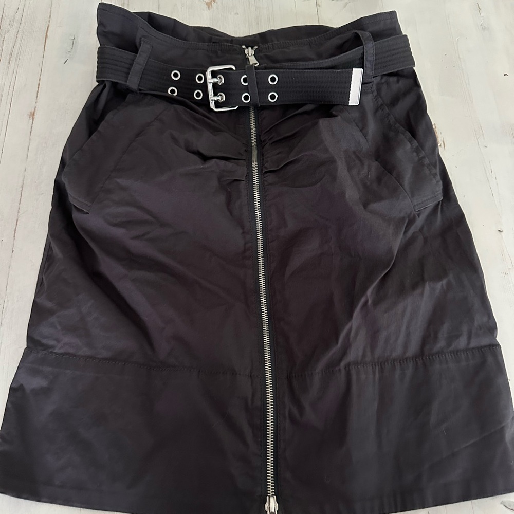 Marc Jacobs grey gray Belted Pencil Skirt vintage new without tags size 4 - Picture 9 of 9
